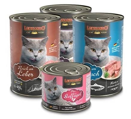 konzervy pro kočky leonardo quality selection 